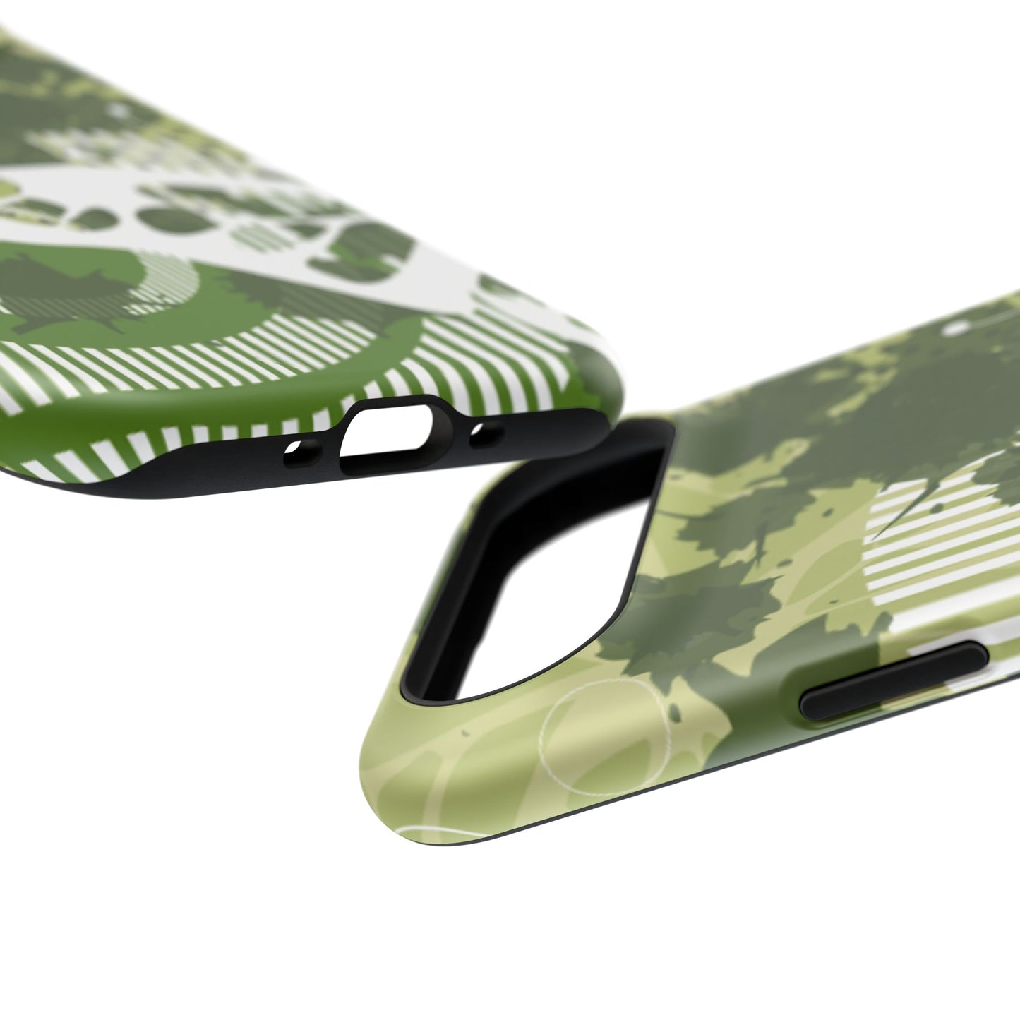 Green Echo Tough iPhone Case