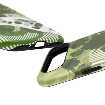 Green Echo Tough iPhone Case