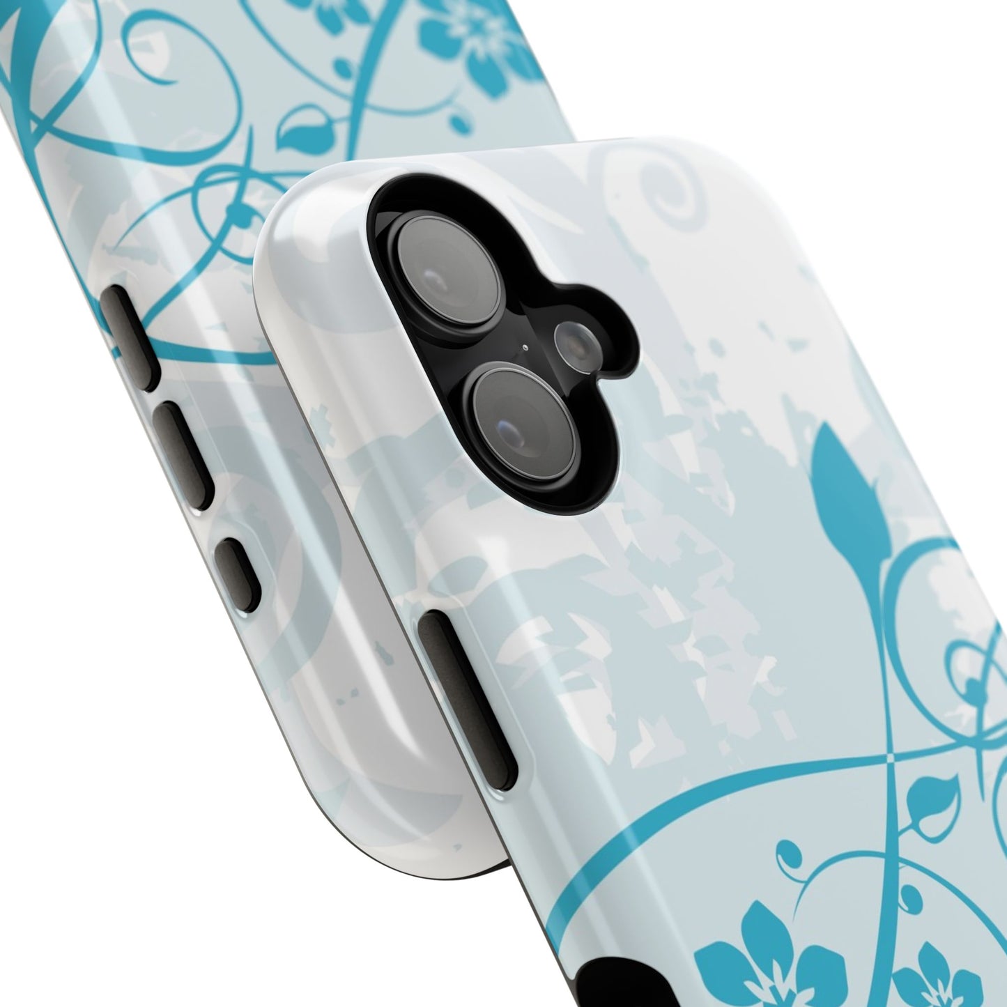 Blue Bloom Tough iPhone Case