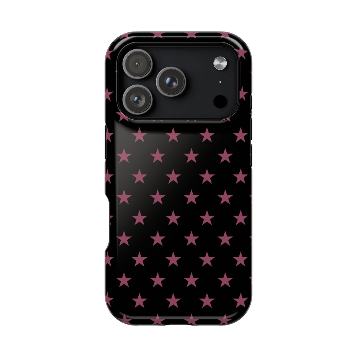 Burgundy Stars MagSafe Tough iPhone Case
