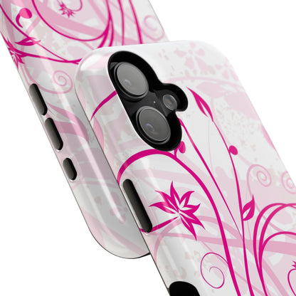 Flora Fuchsia Tough iPhone Case