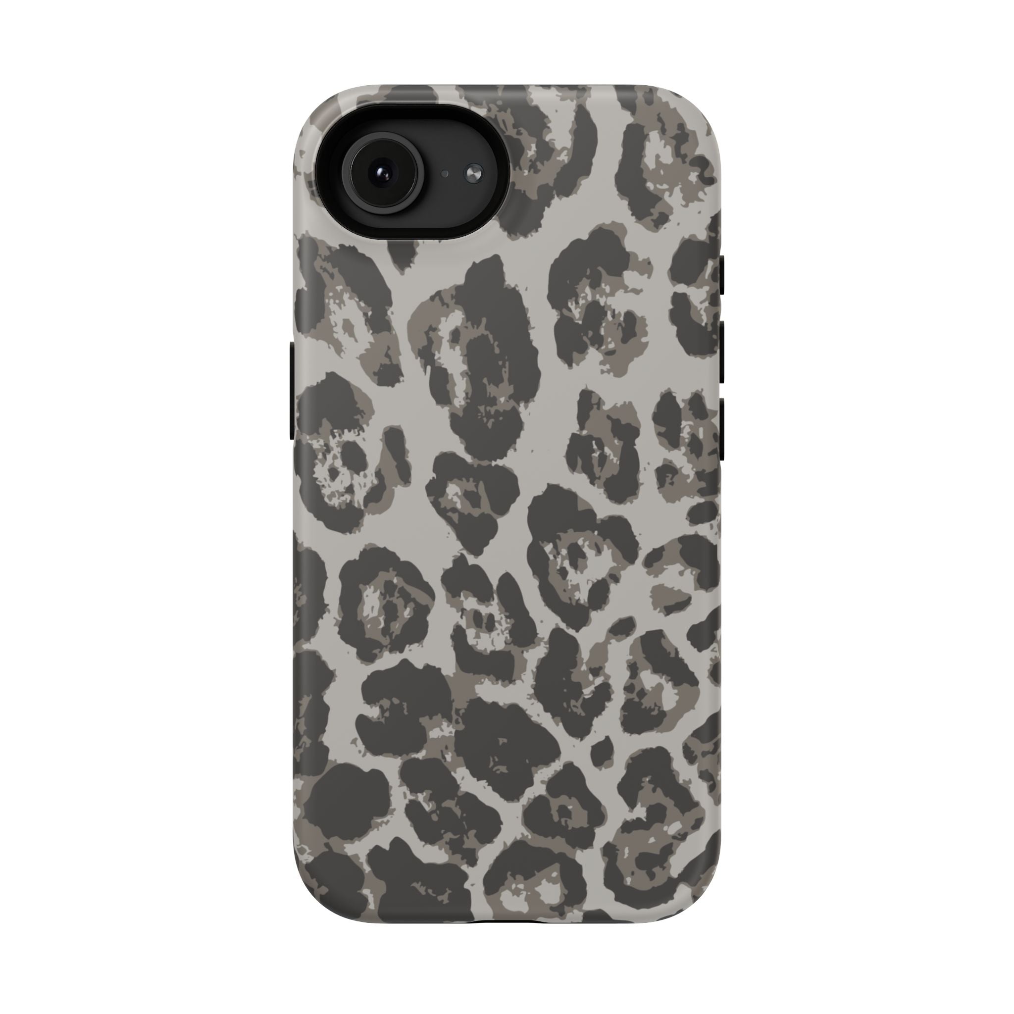 Grey Leopard Tough iPhone Case