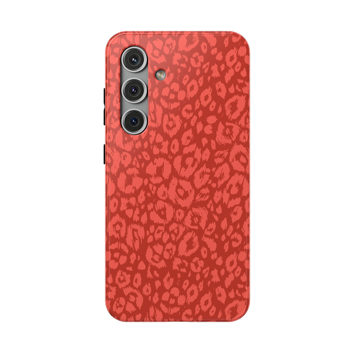 Red Leopard Tough Samsung Case