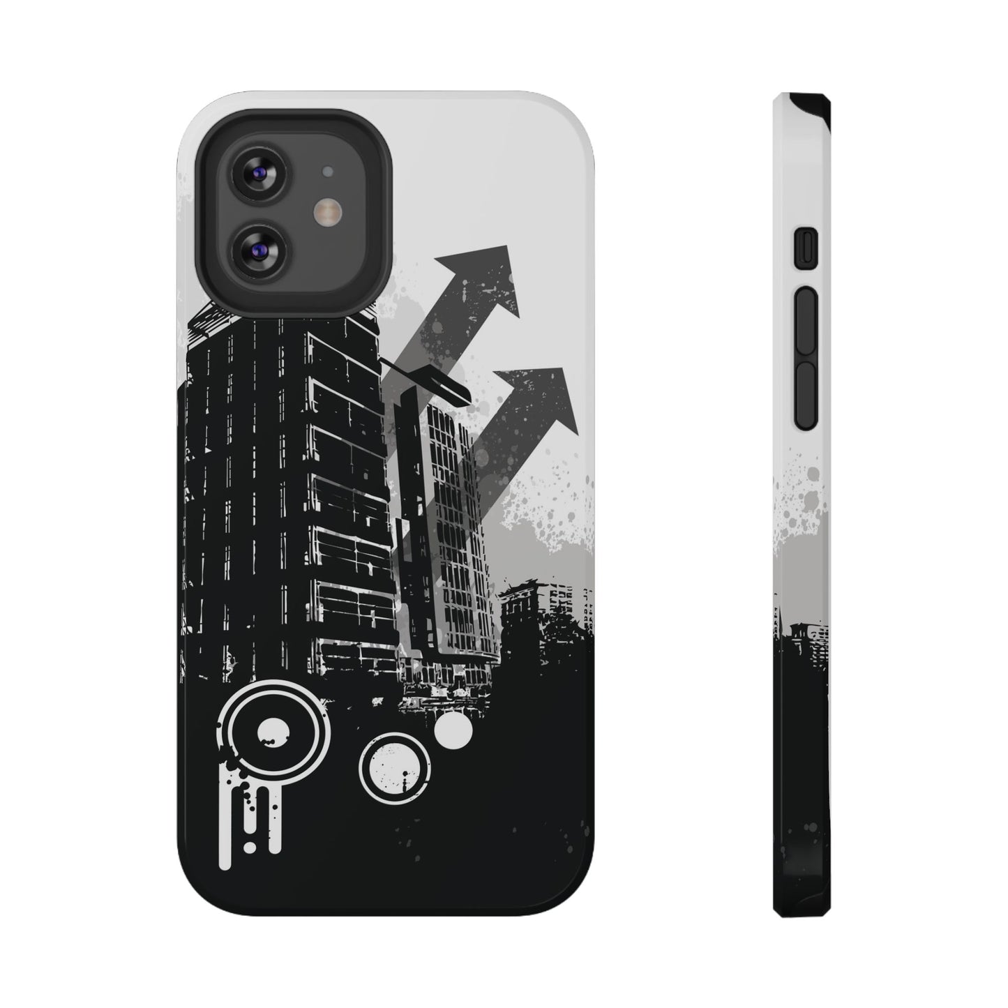Monochrome City Tough iPhone Case