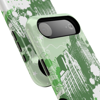 Green City Tough iPhone Case