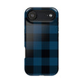 Blue Flannel Tough iPhone Case