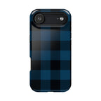 Blue Flannel Tough iPhone Case