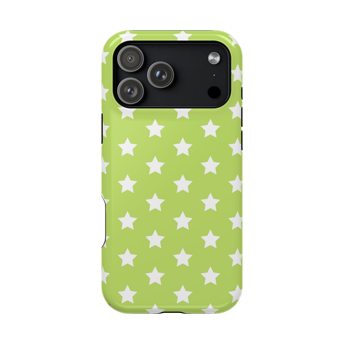 Green Stars MagSafe Tough iPhone Case