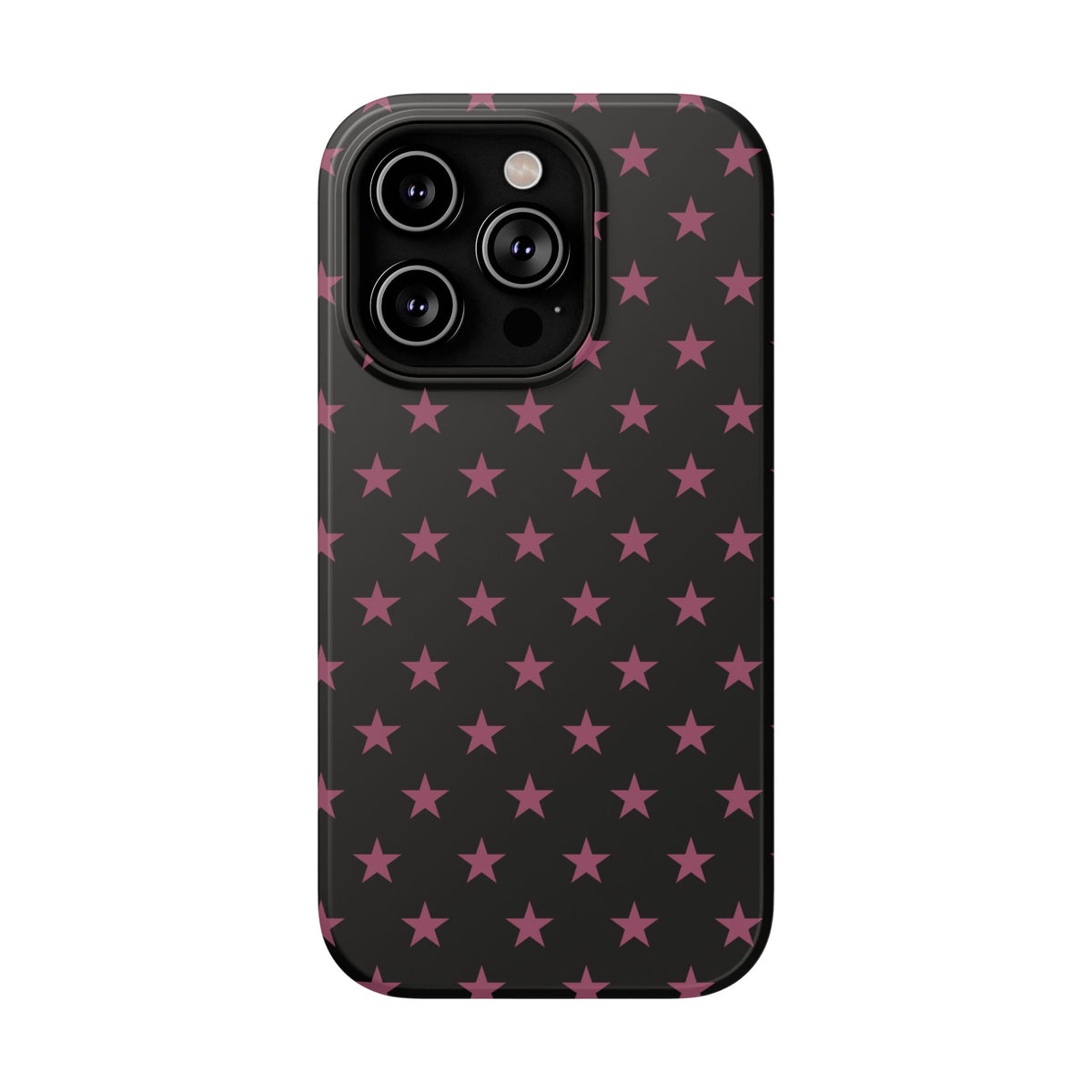 Burgundy Stars MagSafe Tough iPhone Case