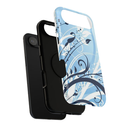 Bloom in Blue Tough iPhone Case