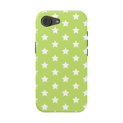 Green Stars MagSafe Tough iPhone Case