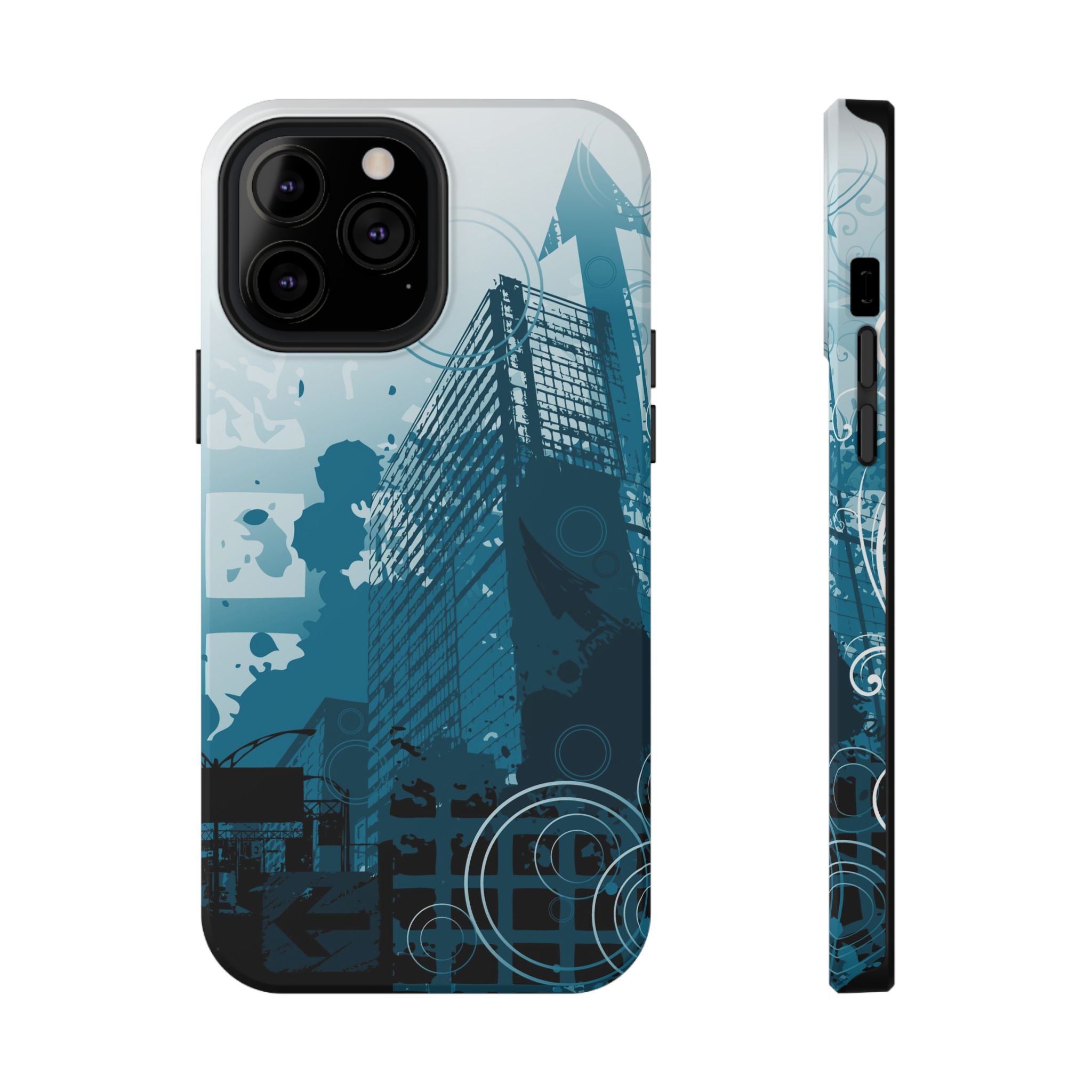 Blue Noise Tough iPhone Case