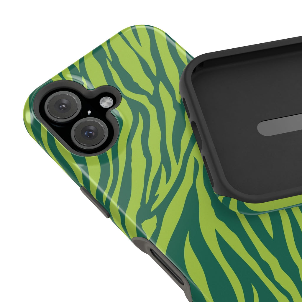 Green Zebra Tough iPhone Case