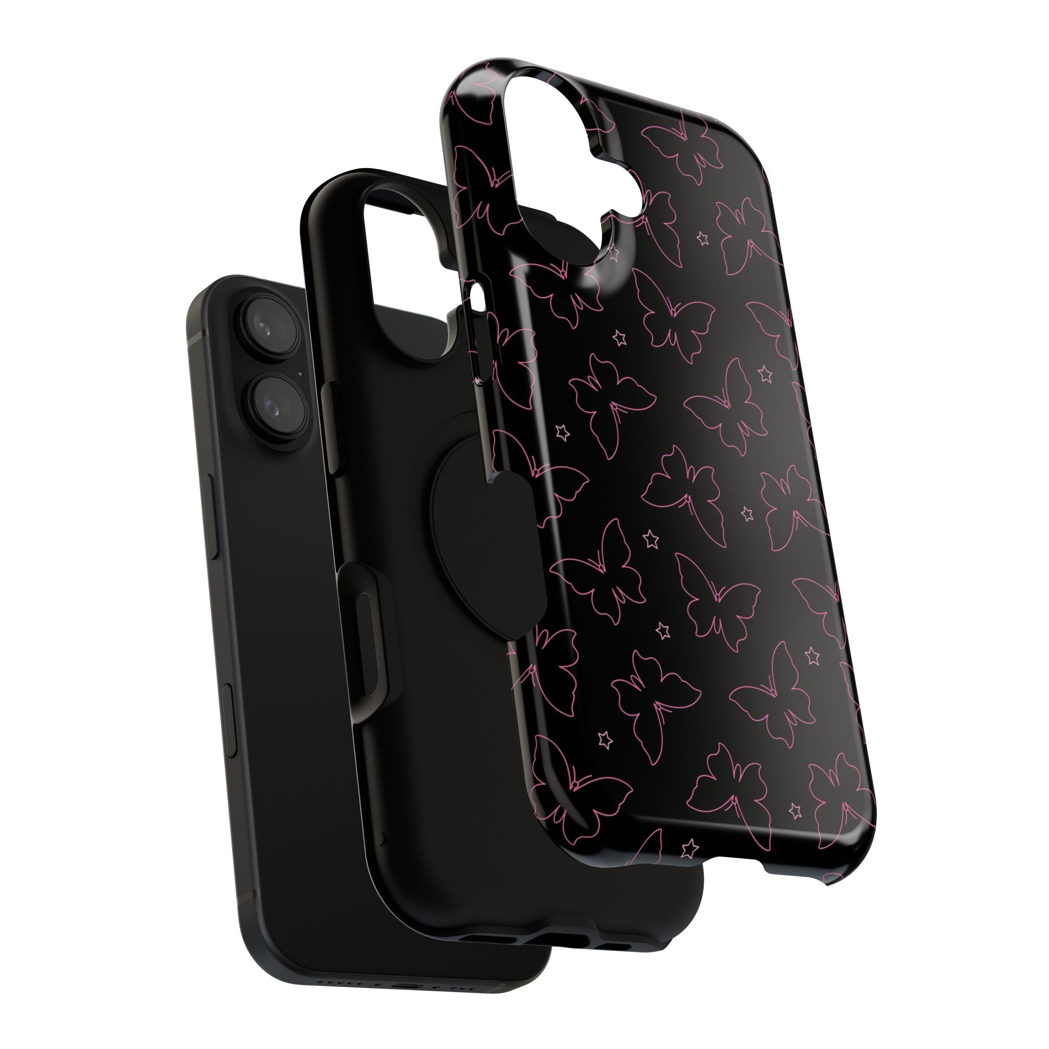 Midnight Flutter Tough iPhone Case