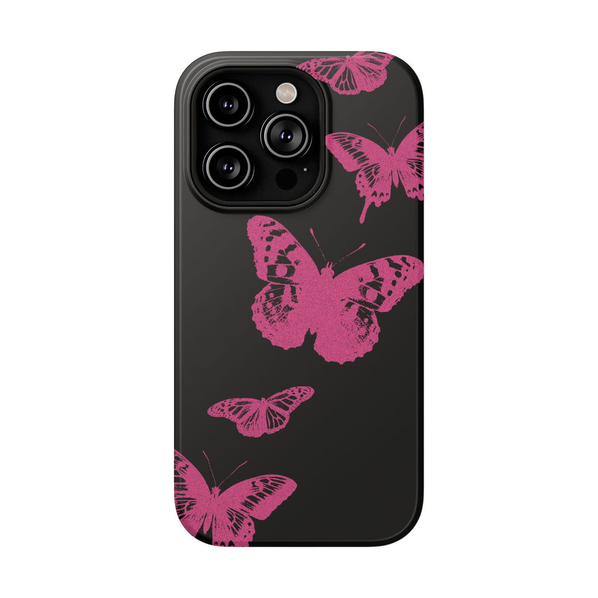 Pink Butterflies MagSafe Tough iPhone Case