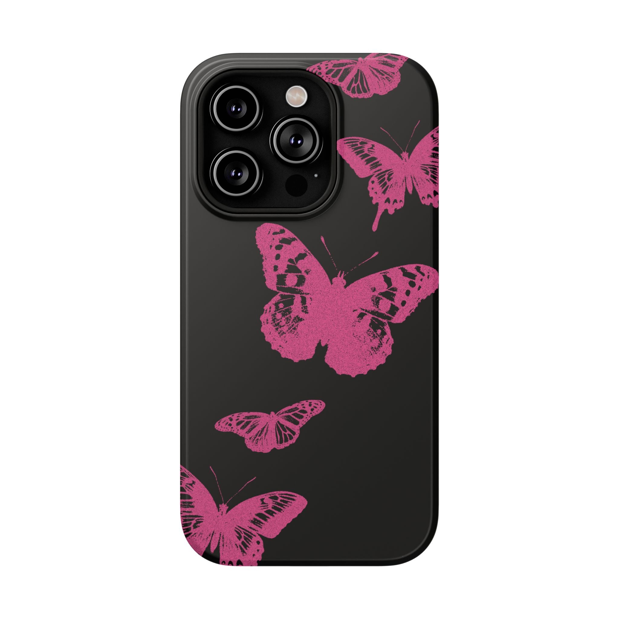 Pink Butterflies Tough iPhone Case