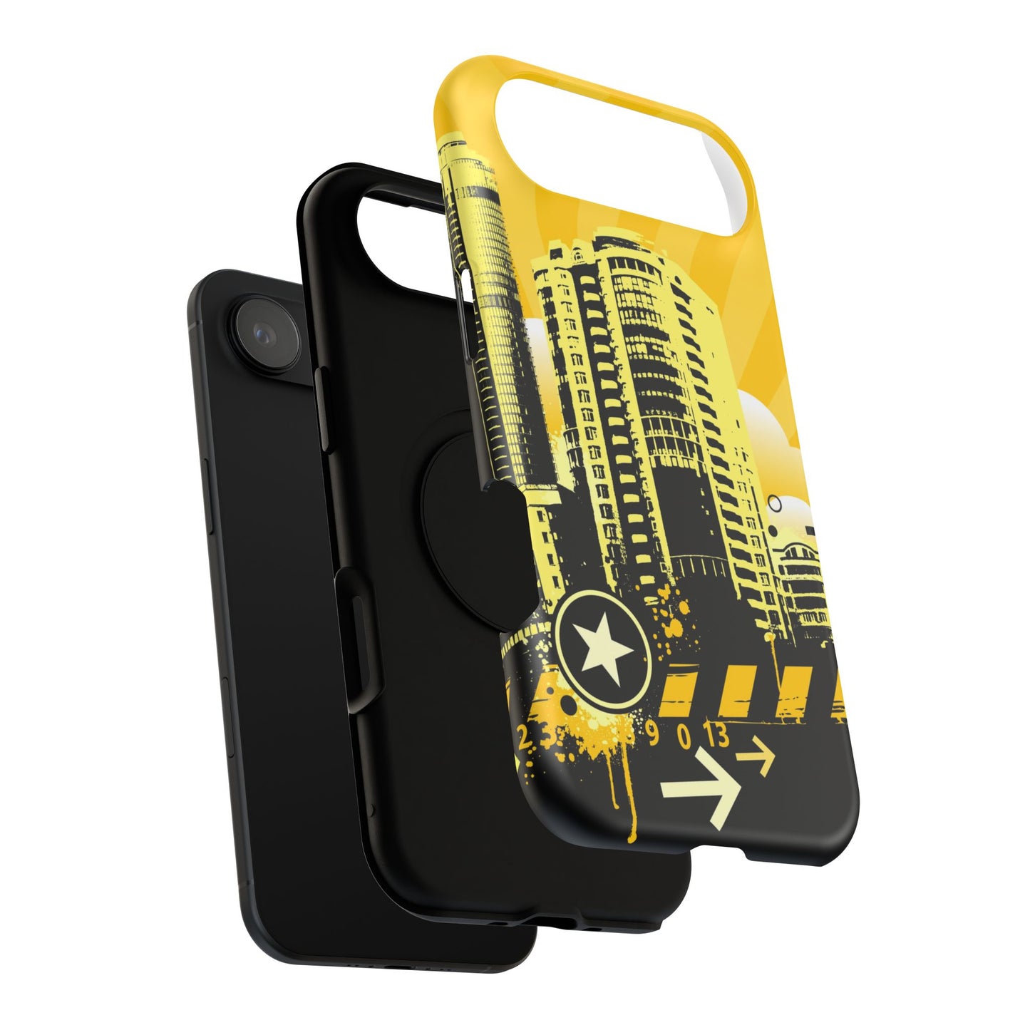 Yellow City Tough iPhone Case
