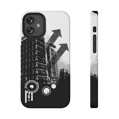 Monochrome City Tough iPhone Case