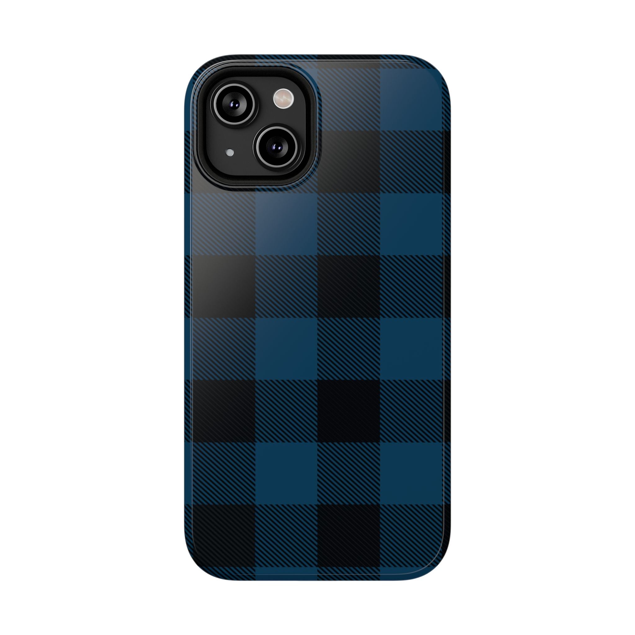 Blue Flannel Tough iPhone Case