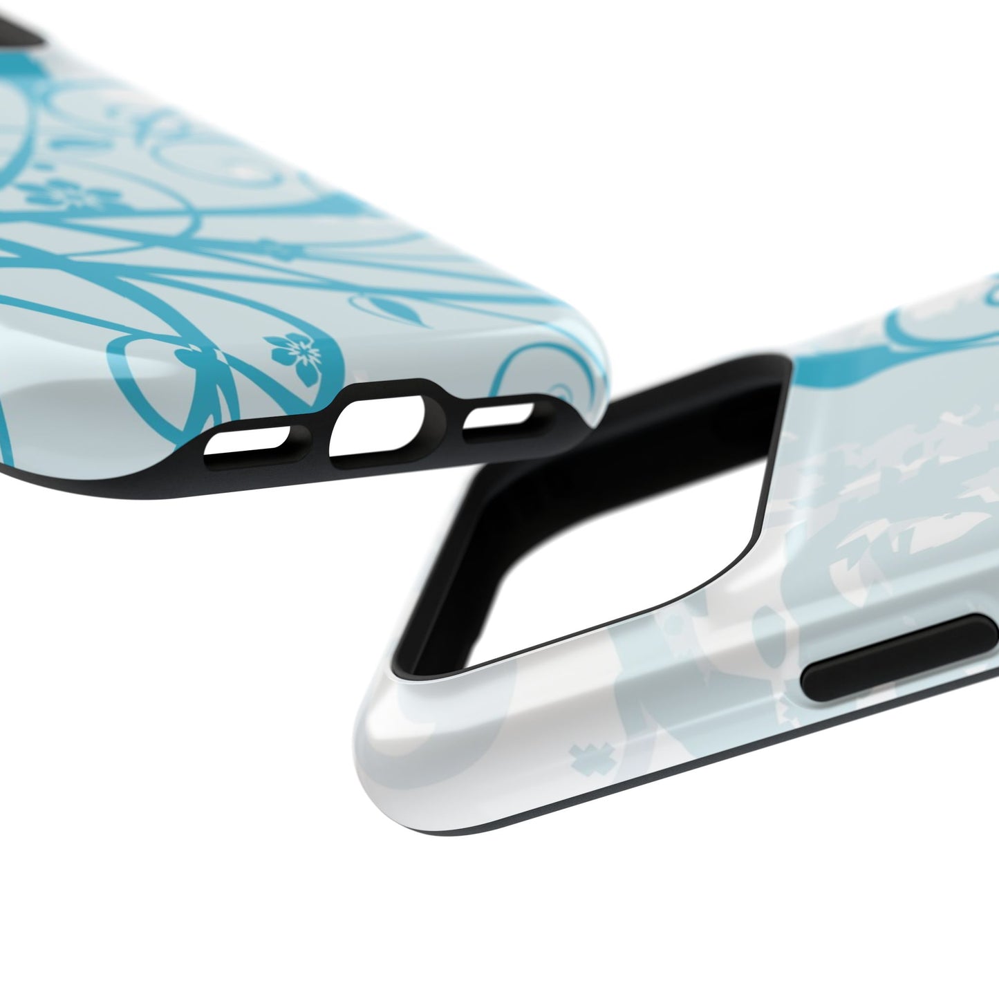 Blue Bloom Tough iPhone Case
