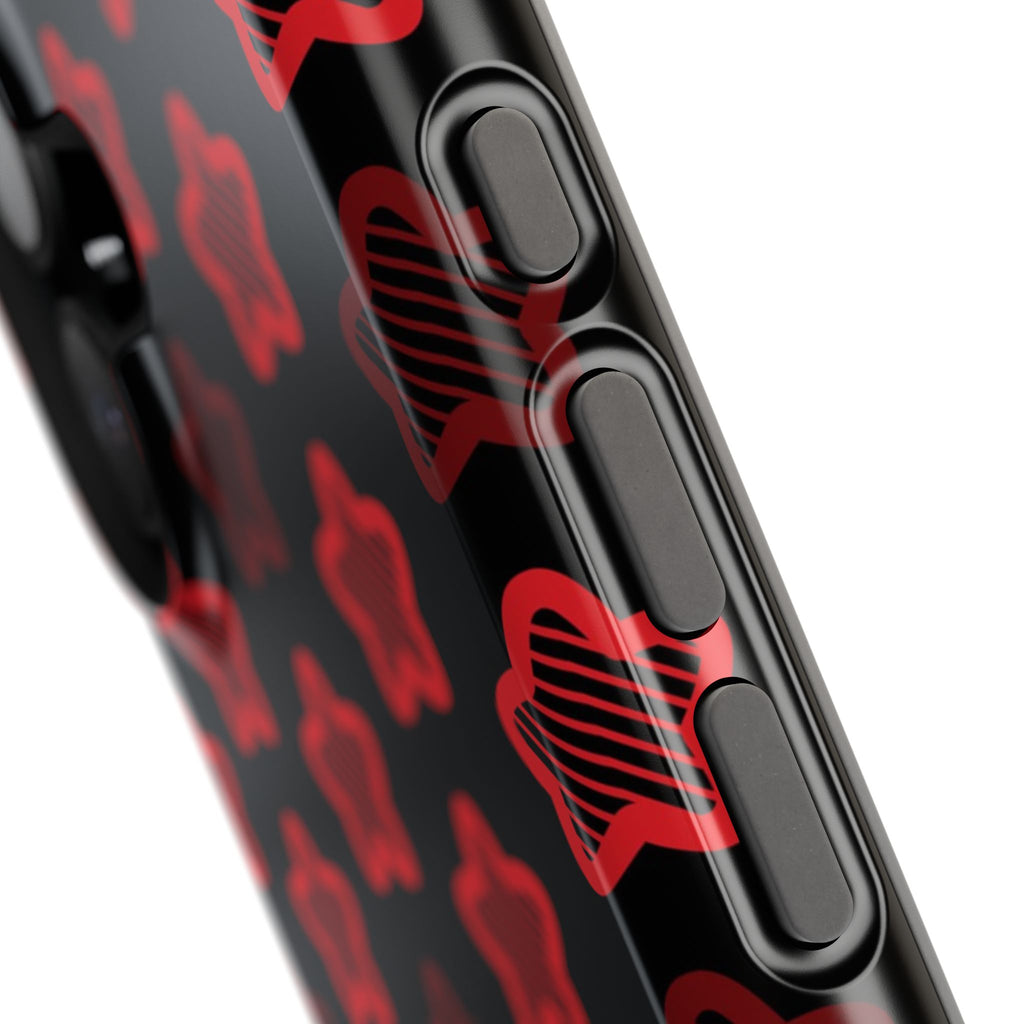 Red Stars Tough iPhone Case