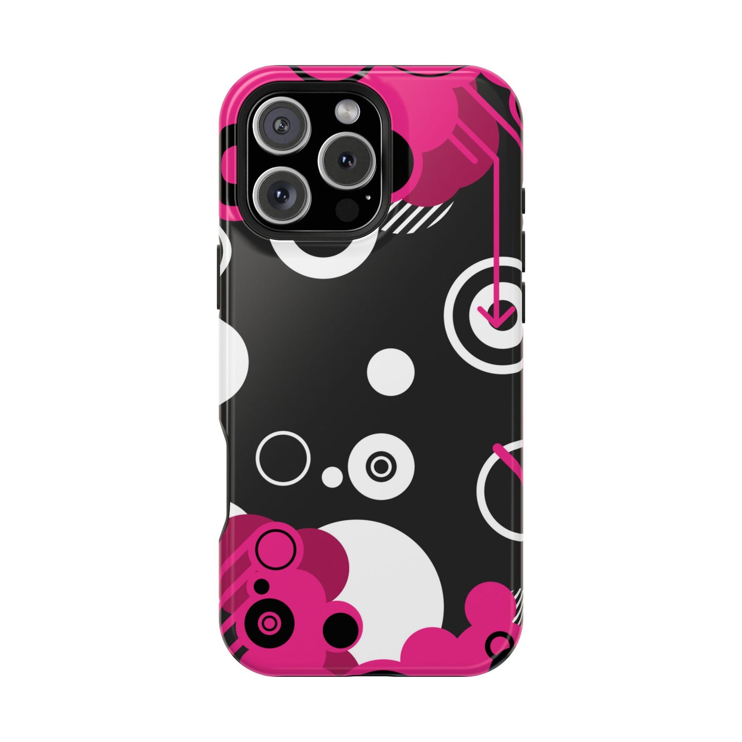 Pink Arrow Tough iPhone Case