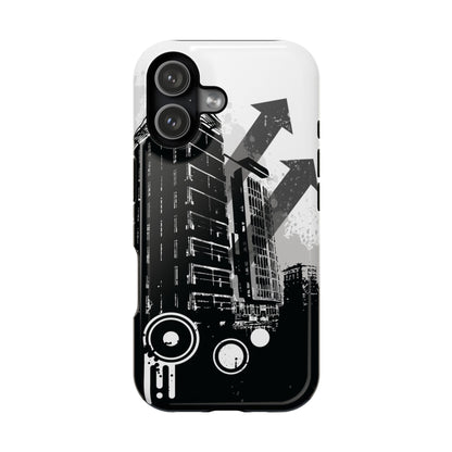 Monochrome City Tough iPhone Case