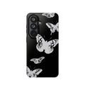 White Butterflies Tough Samsung Case