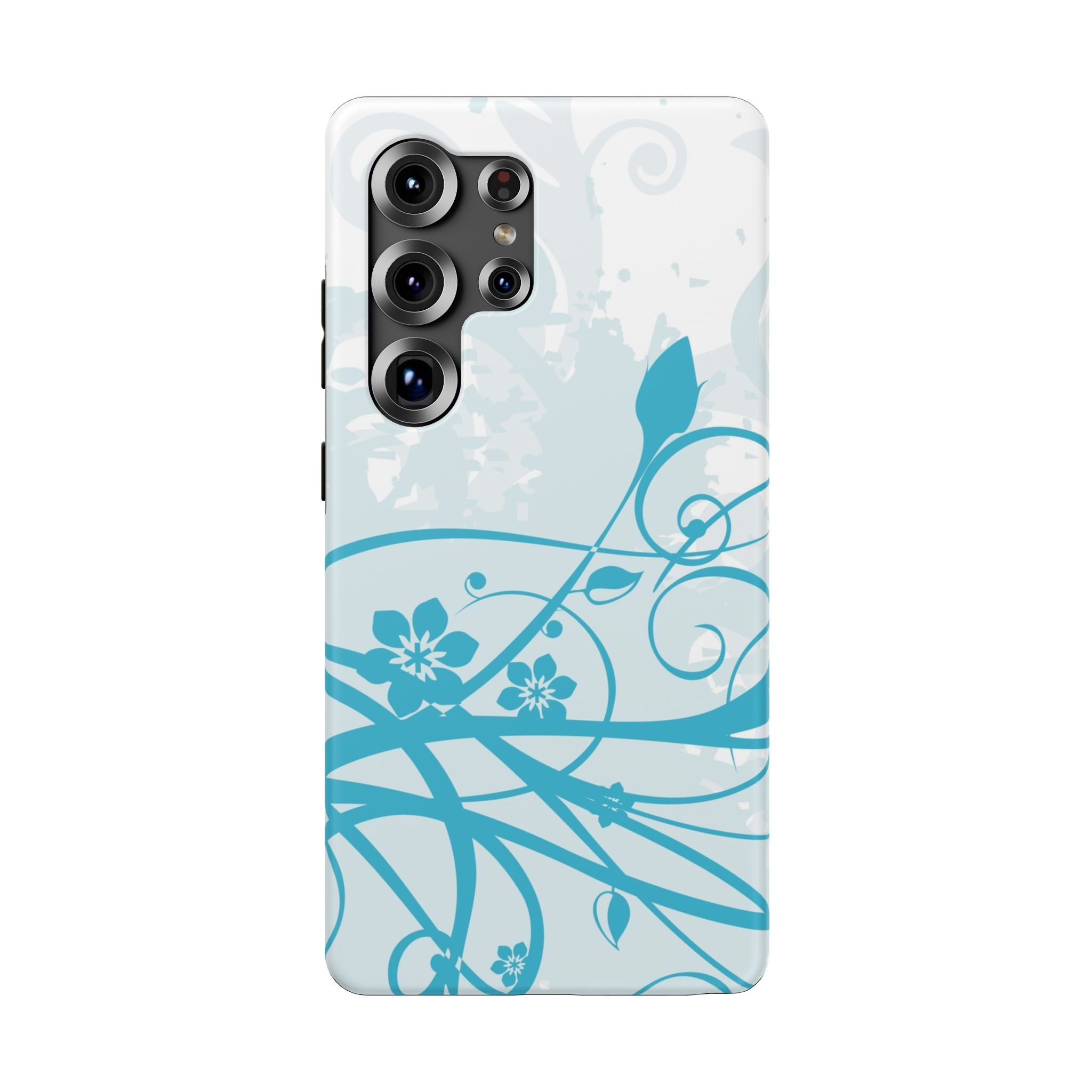 Blue Bloom Tough Samsung Case