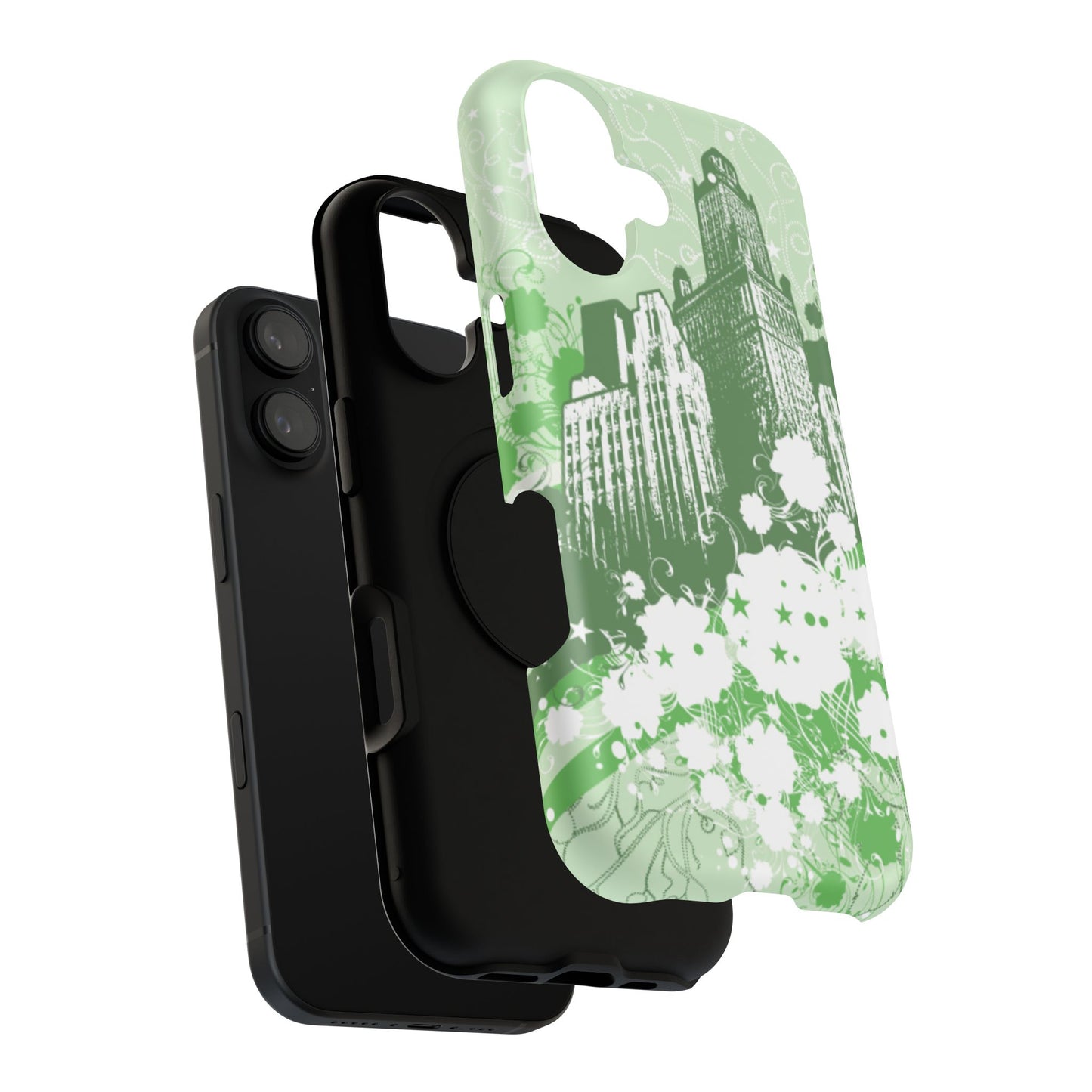 Green City Tough iPhone Case