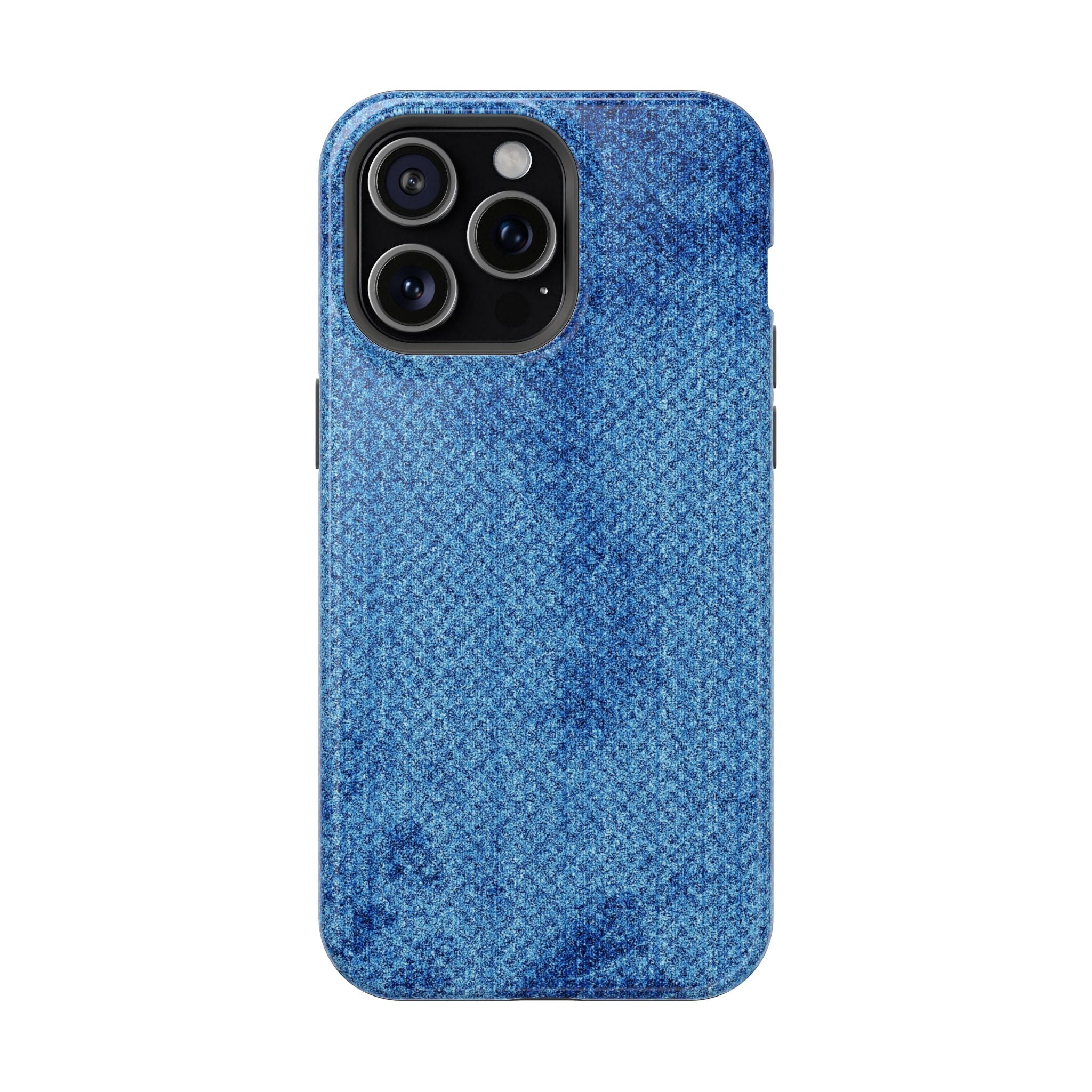 Blue Denim Tough iPhone Case
