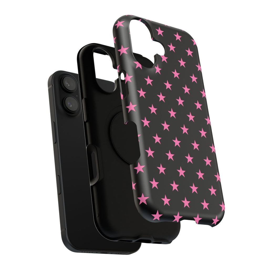 Pink Stars Tough iPhone Case