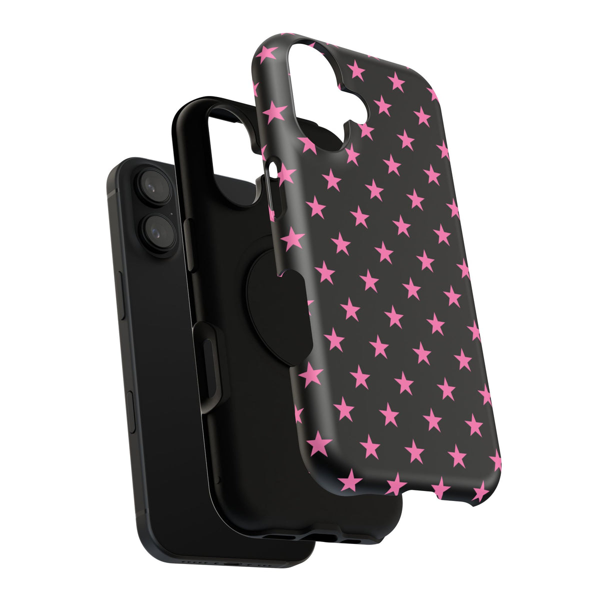 Pink Stars Tough iPhone Case