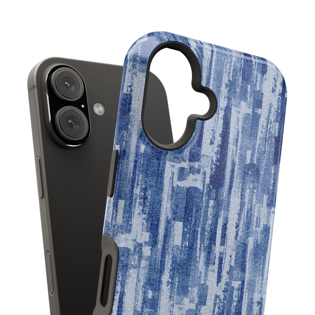 Blue Layers Tough iPhone Case