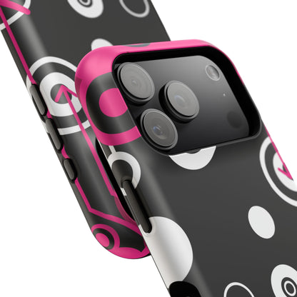 Pink Arrow Tough iPhone Case