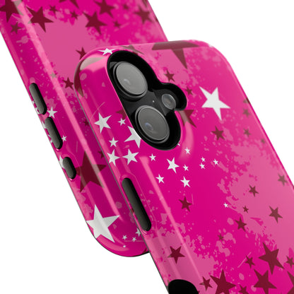 Pink Static Tough iPhone Case