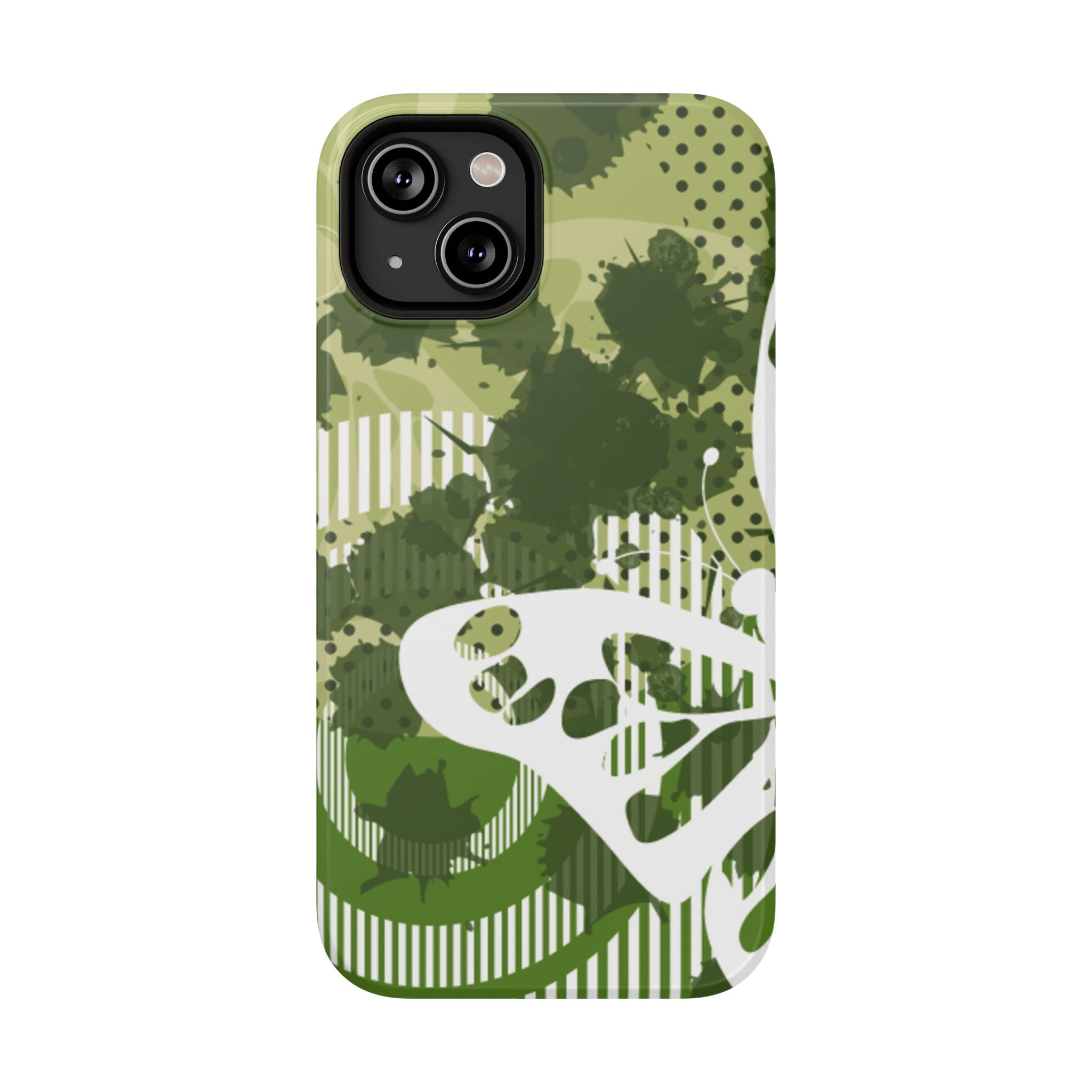 Green Echo Tough iPhone Case