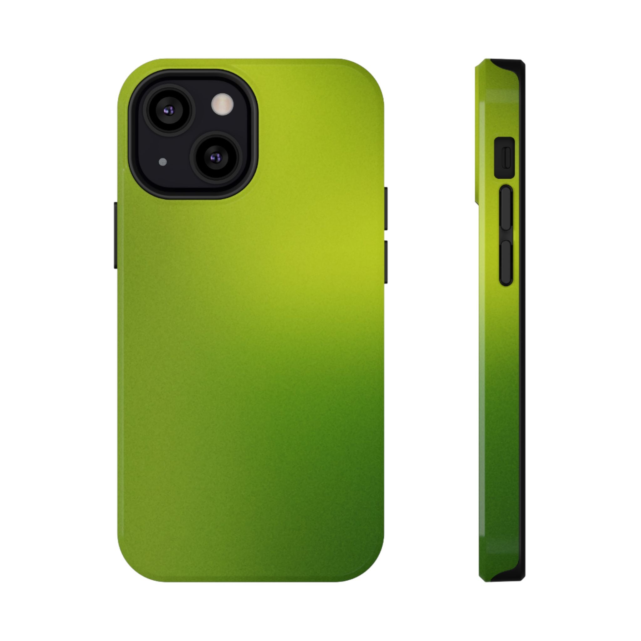Lime Glow Tough iPhone Case