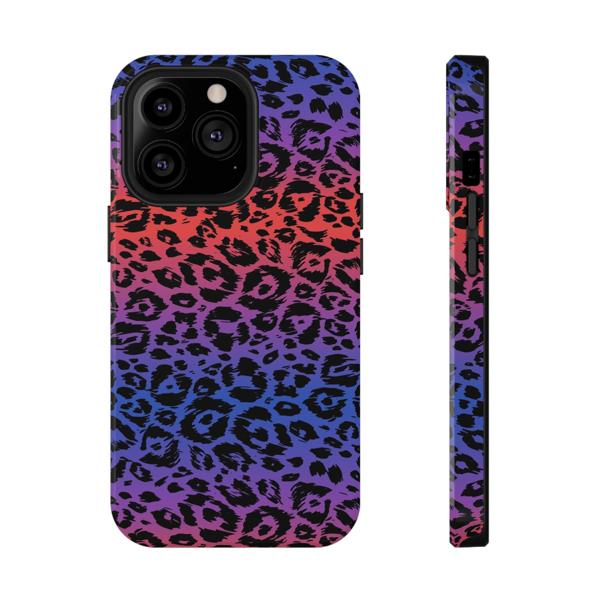 Leopard Gradient Tough iPhone Case