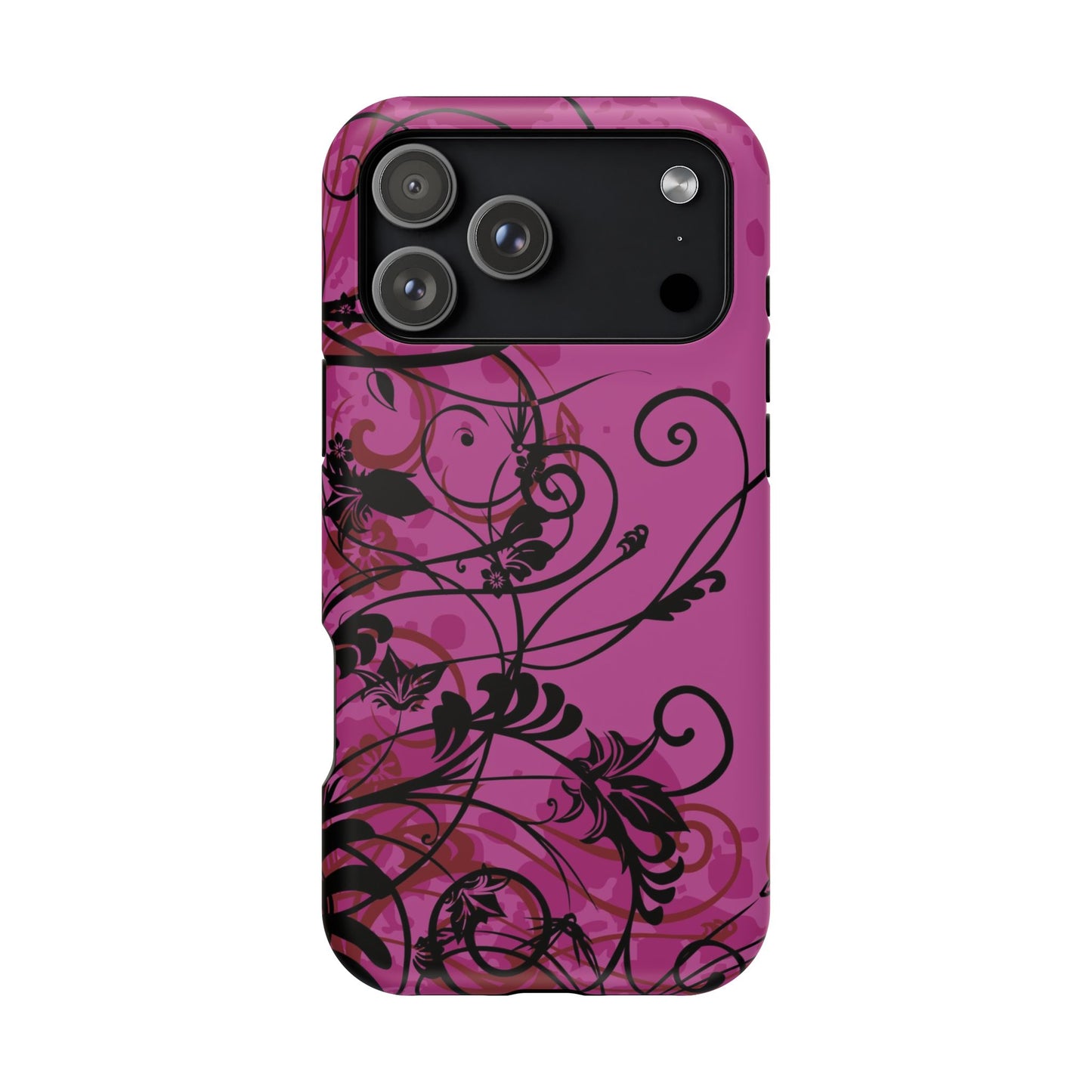 Midnight Petals Tough iPhone Case
