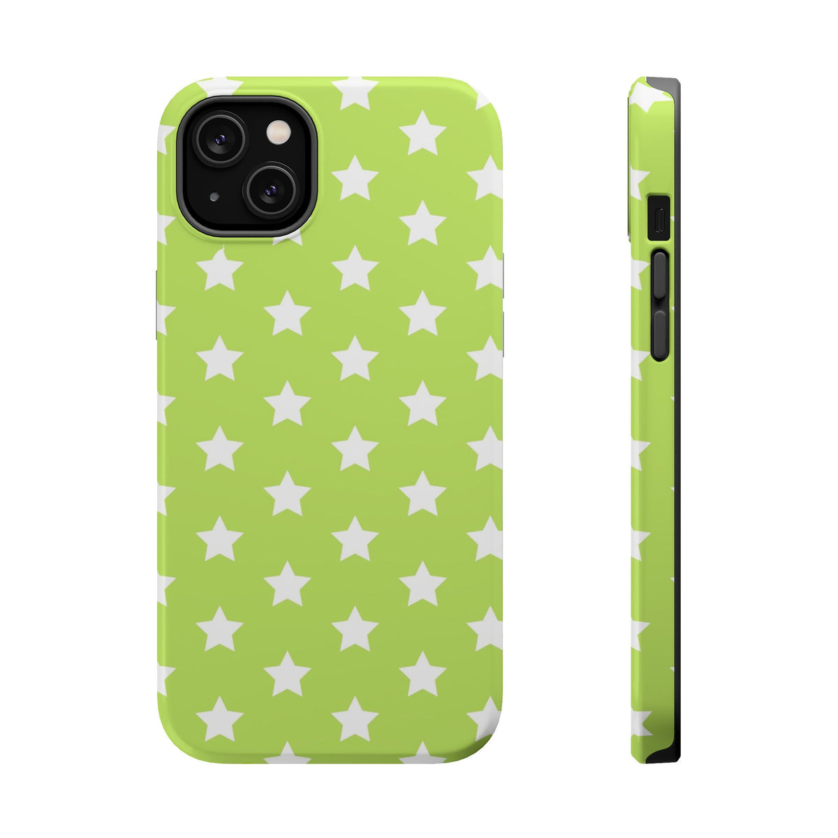 Green Stars MagSafe Tough iPhone Case