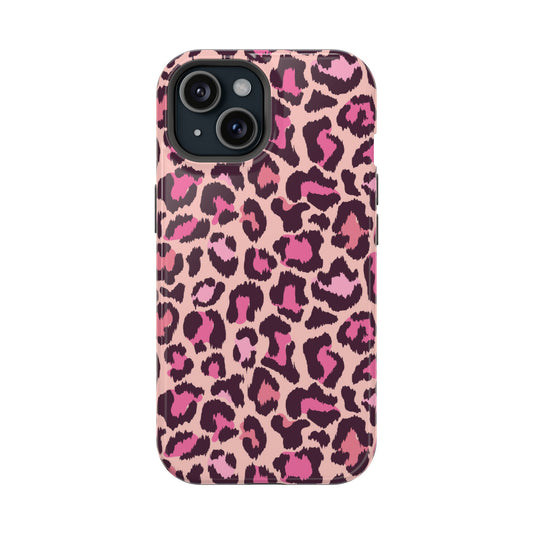 Pink Leopard Tough iPhone Case