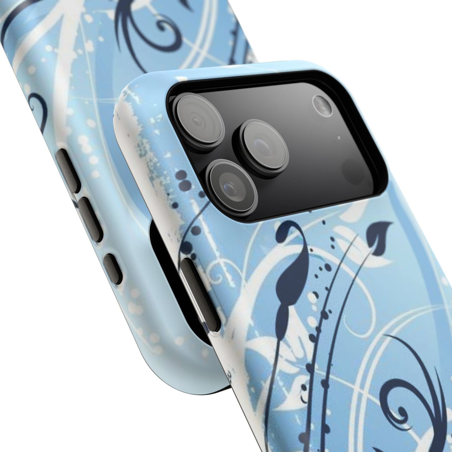 Bloom in Blue Tough iPhone Case