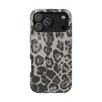Grey Leopard Tough iPhone Case