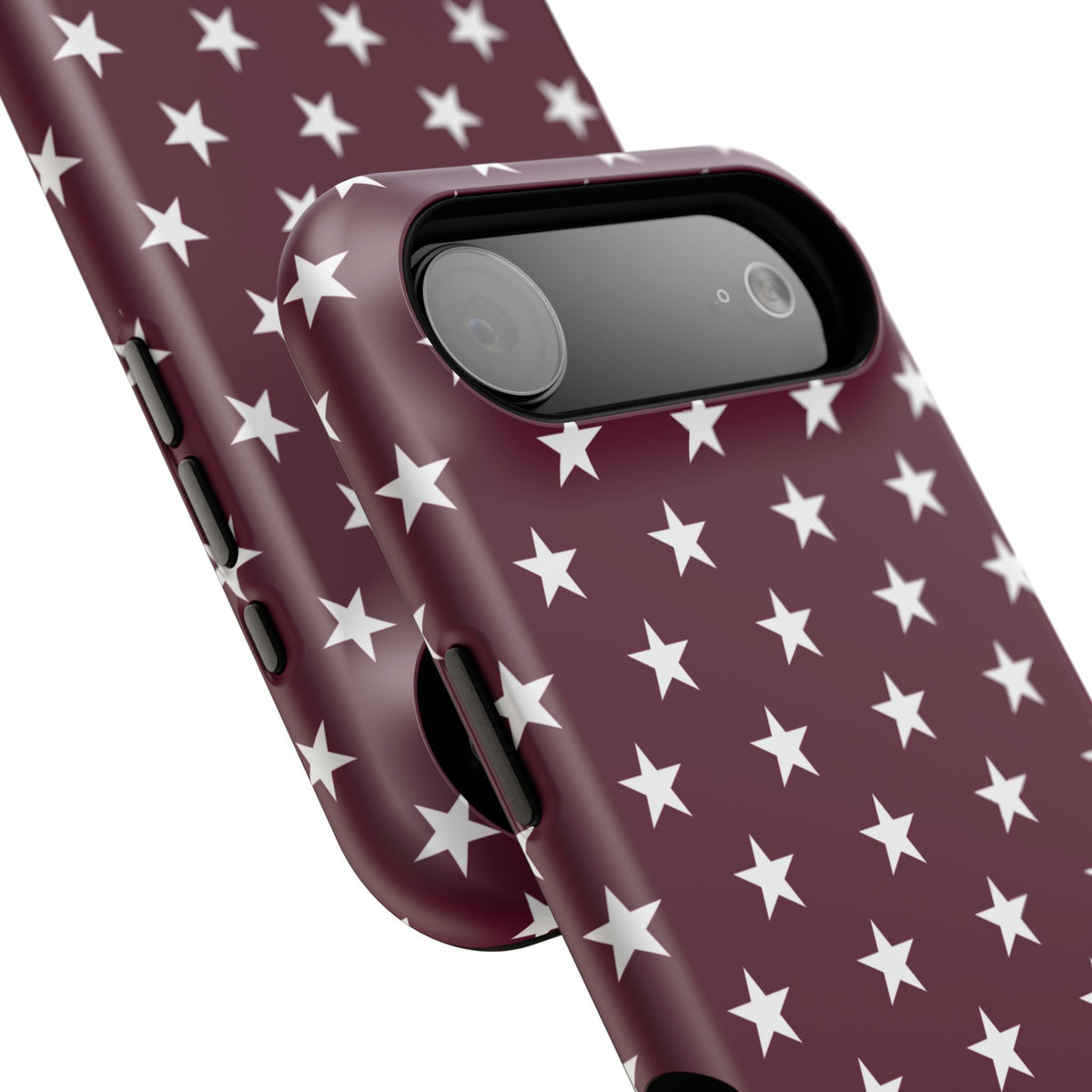 Maroon Stars Tough iPhone Case