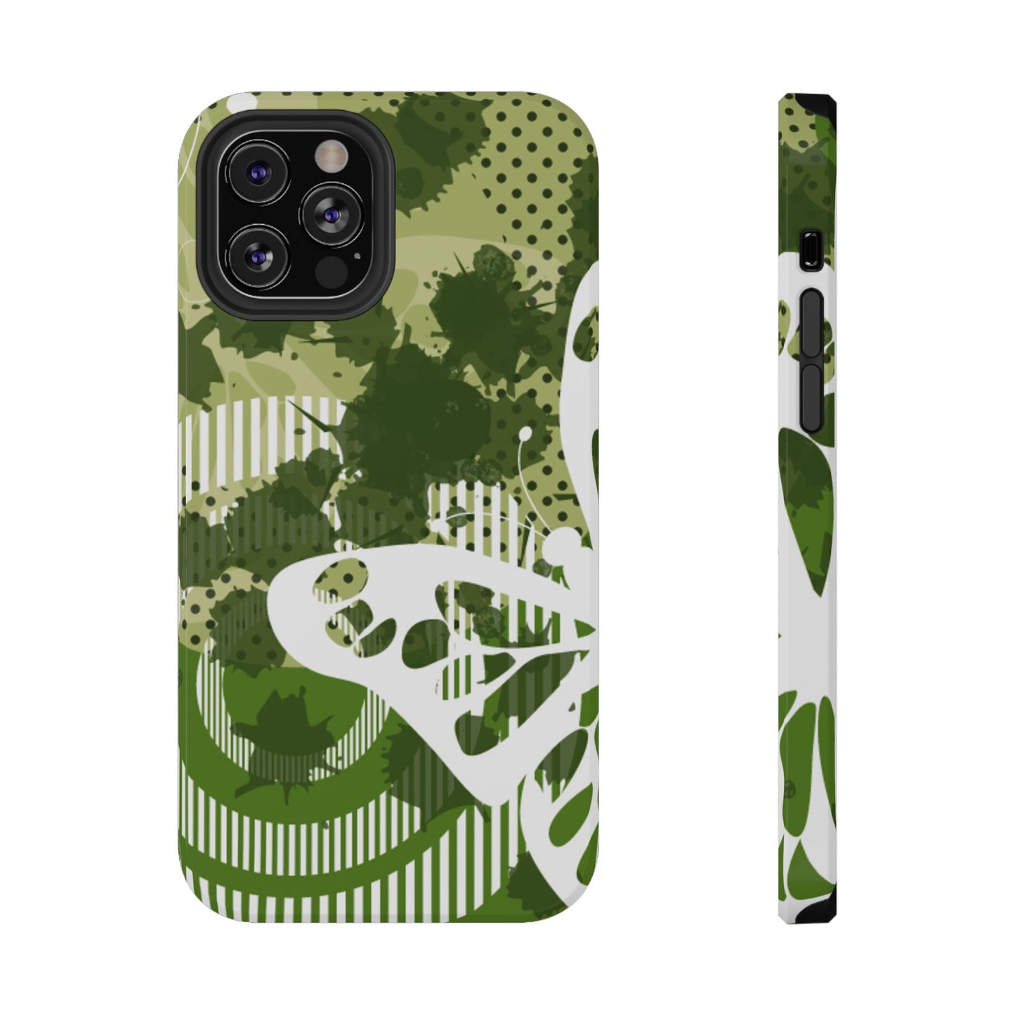 Green Echo Tough iPhone Case
