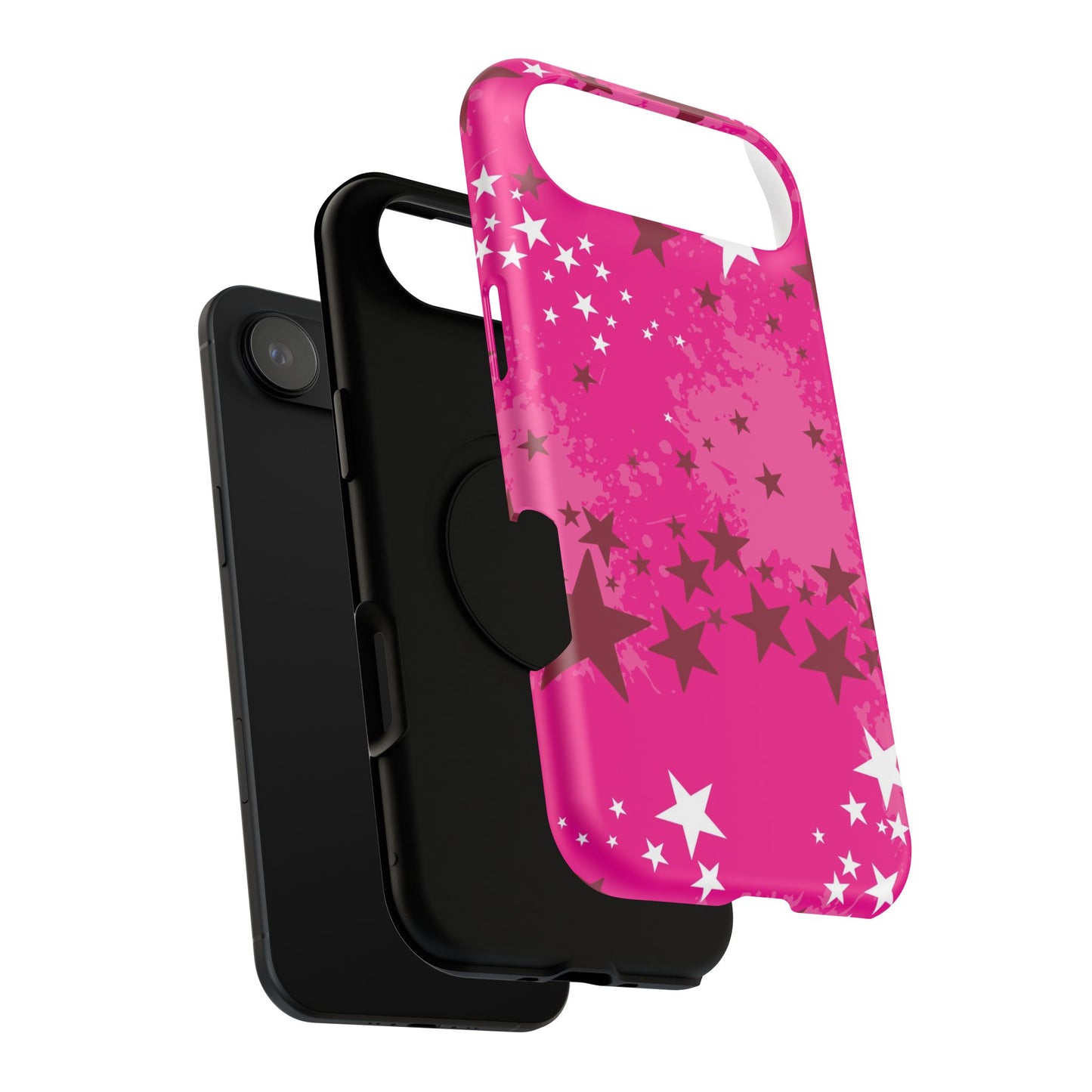 Pink Static Tough iPhone Case