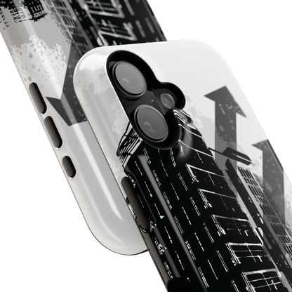 Monochrome City Tough iPhone Case