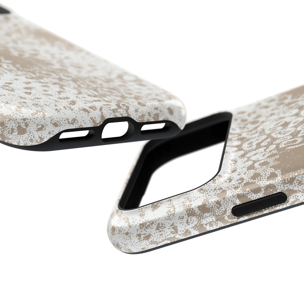 White Leopard MagSafe Tough iPhone Case