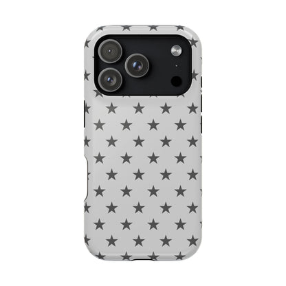 Grey Stars MagSafe Tough iPhone Case
